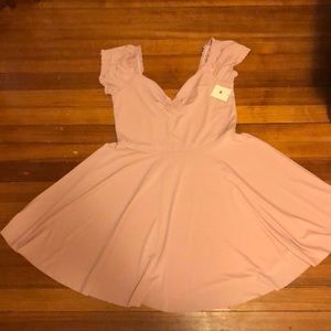 Pink party dress